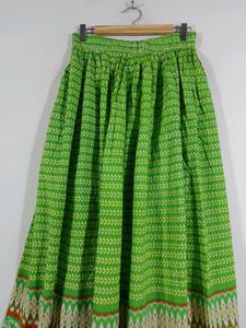 Green Casual Skirt (Women's)