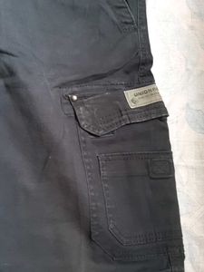 Men's Black Cargo Shorts