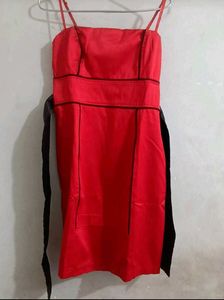 Price🔽Ravishing Red With Black Sash ♥️