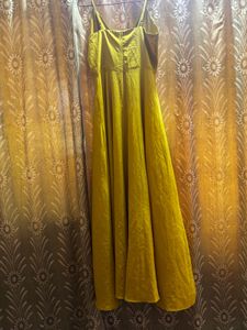Stunning Mustard Yellow Maxi Dress