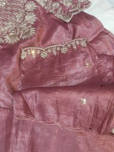 Embroidered Kurta with Pants &amp; Dupatta