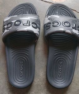 CROCS Black Sliders