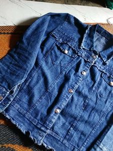 Classic Blue Denim Jacket for girls