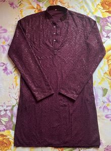 Men's Sequined Kurta