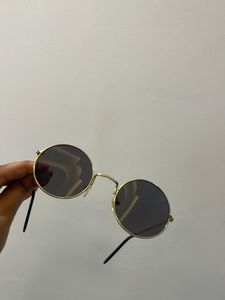 Round Gold Frame Sunglasses