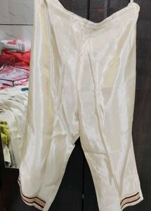 Elegant Cream Embroidered Kurta Set
