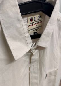 Men's Classic White Button-Down Shirt