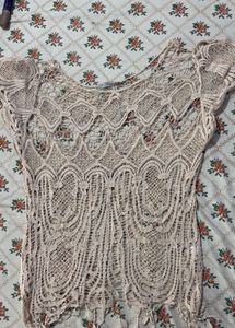 Beach Cover-Up Crochet Top