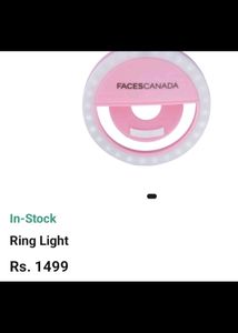 Faces Canada Ring Light With Tag