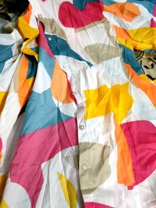 Colorful Abstract Print , co-ord set