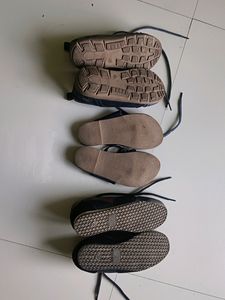 2 Pine Kids Shoes And 1 Pair Of Sandals
