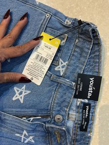 Star Print Jeans