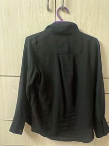 Classic Black Button-Up Shirt
