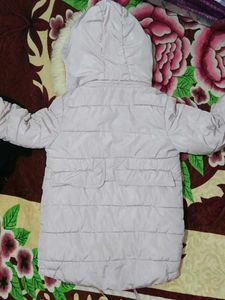 Lilac Hooded Puffer Jacket