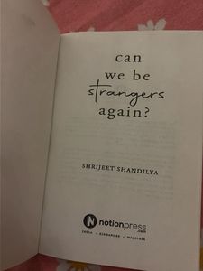 Can We Be Strangers Again? Book