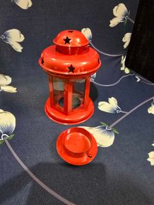 Vintage Red Star Lantern