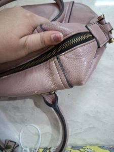 Lilac Satchel leather bag