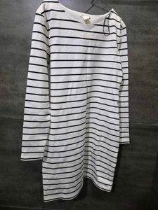 Striped Long Sleeve Mini Dress