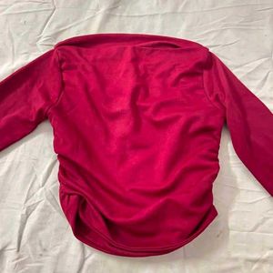 Chic Ruched Long Sleeve Top