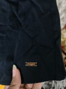 black formal shirt
