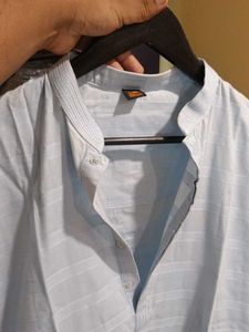 manyavar Blue Kurta