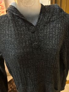 Stylish Knit Hoodie