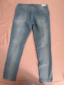 Light Blue Denim Jeans, Length - 34 inch