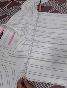 Striped Shirt Dress
