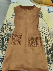 Stylish Brown Fringe Dress