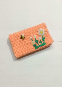 Crochet Floral Wallet