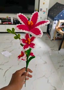 Handmade Pink & White Flower Decor