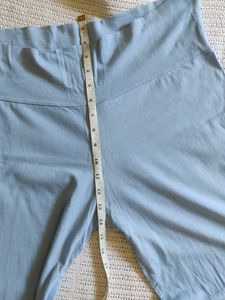 Light Blue Wide Leg Lounge Pants