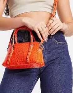 Bright Orange Crossbody Bag