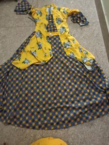 Anarkali Dress With Legging, Size L,