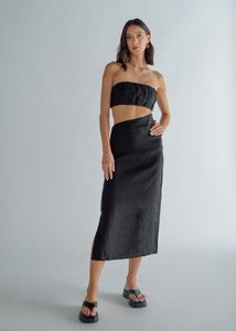 SUMMER AWAY couture black chic dress