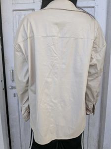 Beige Overshirt Jacket