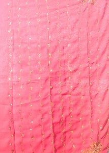 Maroon Color embroidered Saree