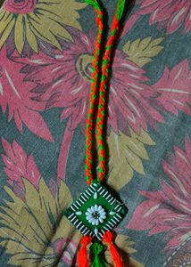 Boho Beaded Pendant Necklace