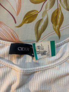 cider white full sleeve top