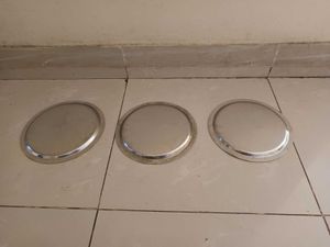 Used Three Pieces Stainless Steel Lids