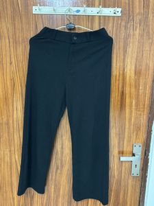Classic Black Wide-Leg Trousers