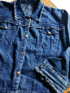Classic Blue Denim Jacket for girls