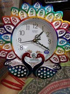 Beautiful Peacock Wall Clock