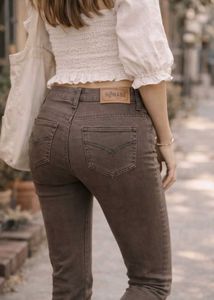 New Y2K Brown Low Rise Skinny Fit Jeans