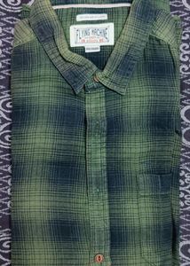 Flying Machine Green Shirt (M)