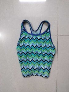 Stylish Geometric Pattern Crop Top