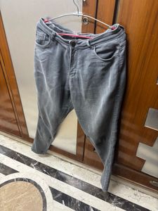Grey Wash Denim Jeans