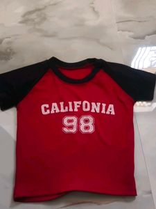 Red & Black California 98 T-Shirt