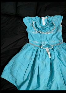Adorable Blue Dress for Girls