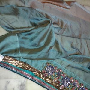 🦚 Mor Pich Colour Saree , Best For Unique Look